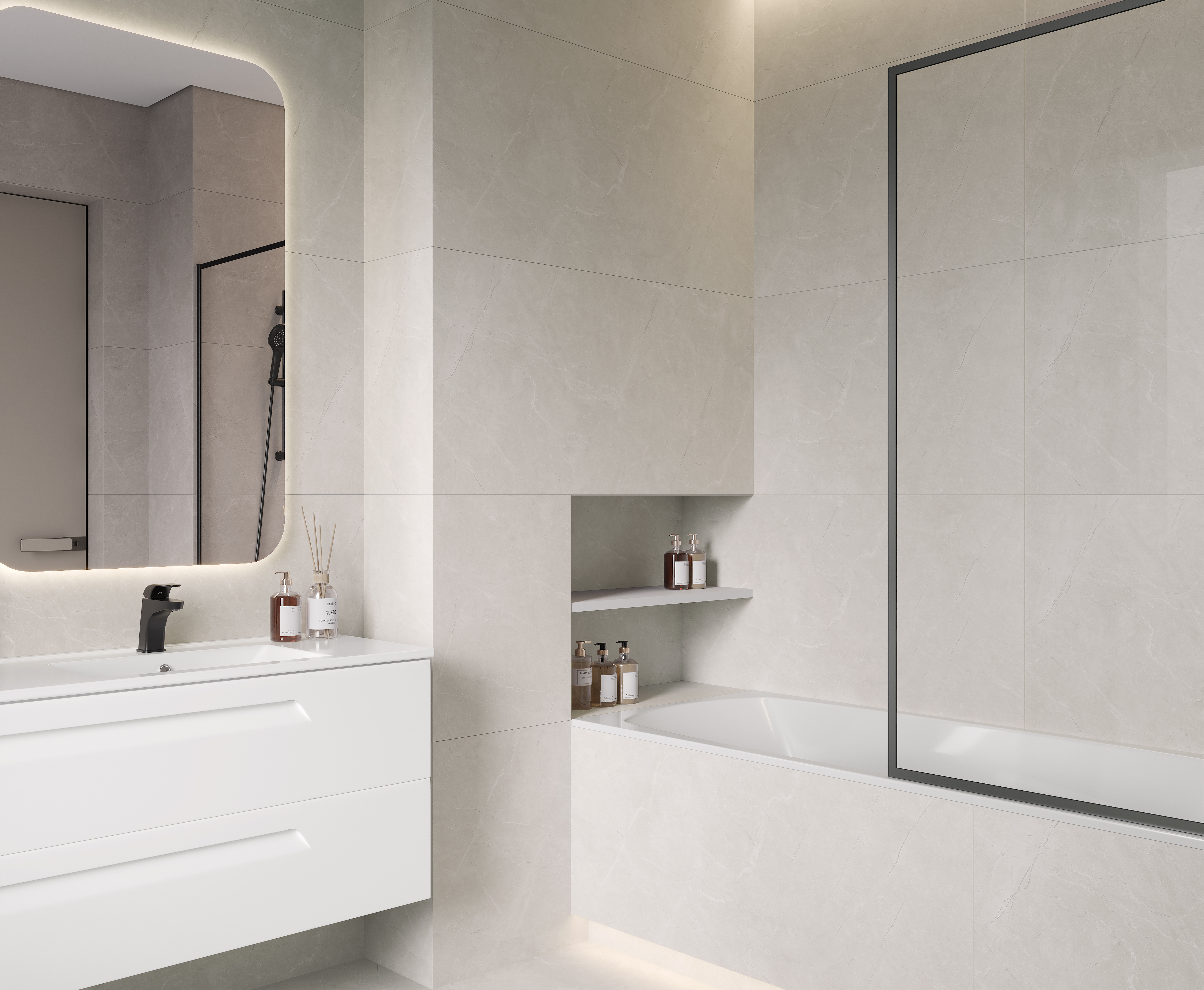 Коллекция керамогранита Stone Divine Grey (Стоун Дивайн Грей), Ceradim (Керадим)