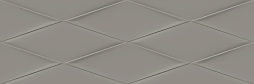 Плитка для стен VGU092 Vegas серая рельеф 25х75, Cersanit