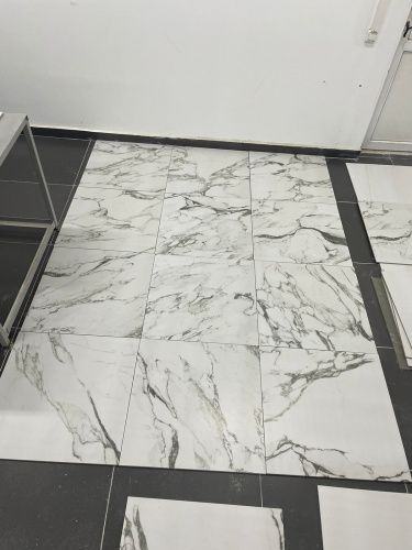Monte Bianco white матовый мрамор керамогранит 60х60, Steppe Ceramics