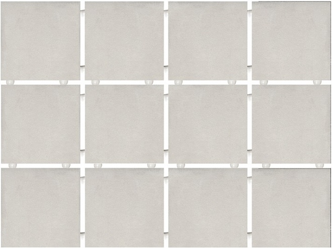 1270Н Амальфи серый светлый мозаичный декор полотно 29,8х39,8 из 12 частей 9,8х9,8, Керама Марацци