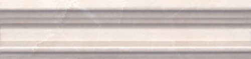 Бордюр BLB023 Багет Баккара бежевый темный глянцевый 20x5x1,9, Kerama Marazzi (Керама Марацци)