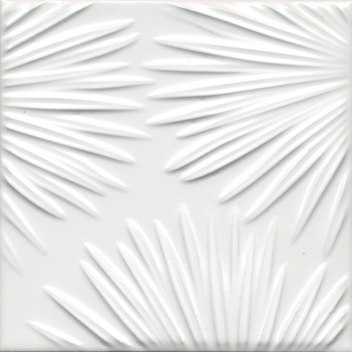 Декор KMD2SFE001BN Агдаль 4 белый матовый структура 15x15x0,9, Kerama Marazzi (Керама Марацци)