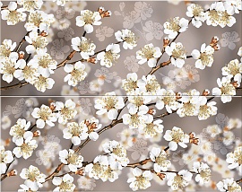 584192002 Amati (Амати) Sakura серый панно 50,5х40,2, Azori