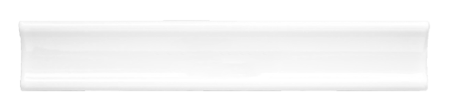 Уголок узкий 20х3,5 см белый, Декор Керамика