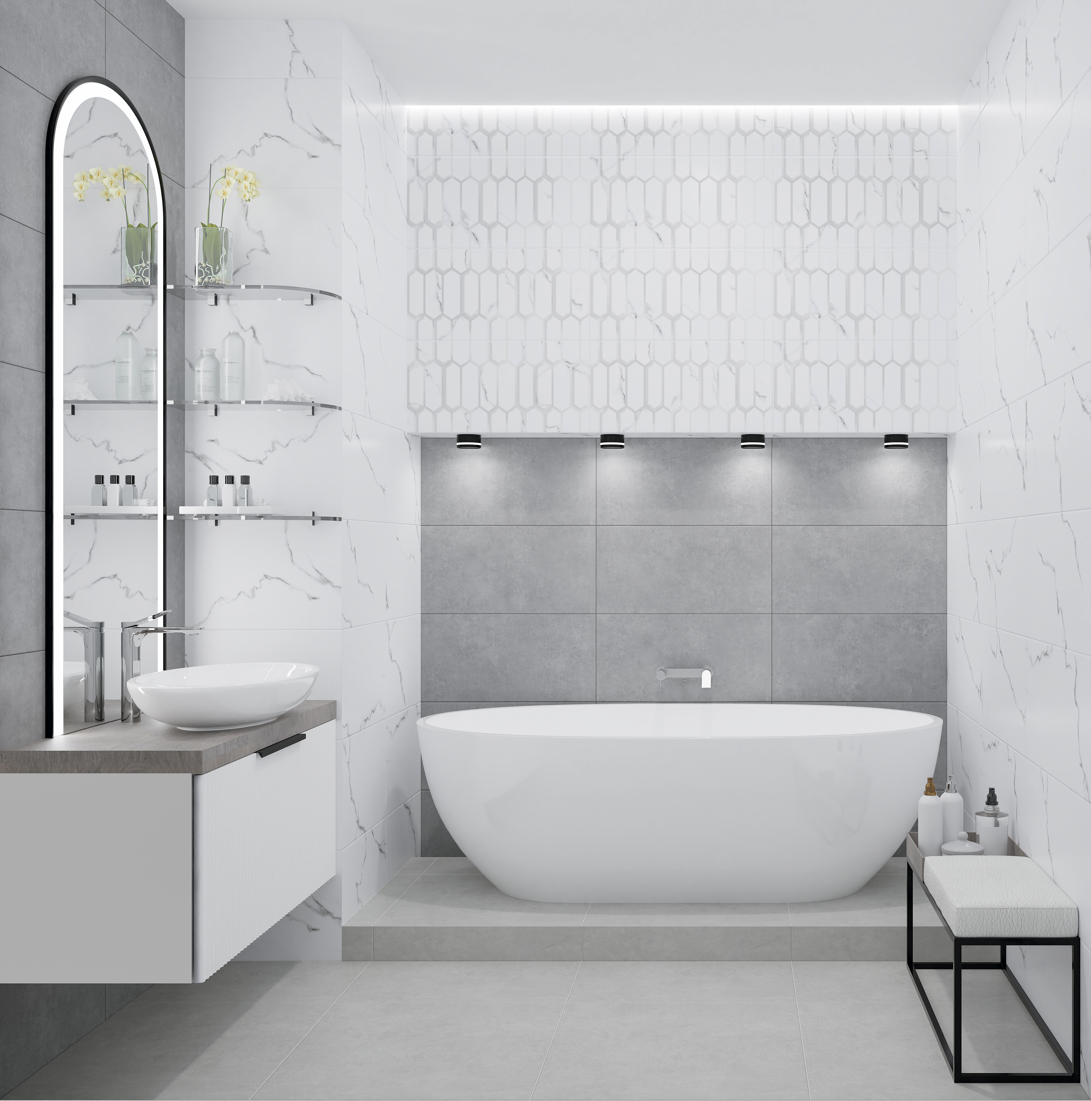 Коллекция плитки Calacatta Opaco (Калакатта Опако) 31,5х63, Azori (Азори)