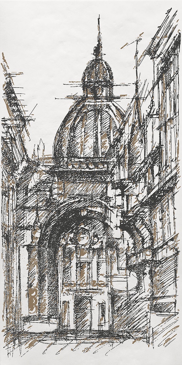 Декор OP\A243\48017R Беллони матовый обрезной 40x80x1, Kerama Marazzi (Керама Марацци)