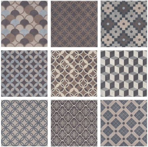 Керамогранит SG1577N Карнаби-стрит орнамент 20x20x0,8, Kerama Marazzi (Керама Марацци)