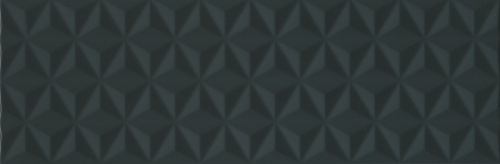 Плитка 12121R Диагональ черный структура матовый обрезной 25x75x1,1, Kerama Marazzi (Керама Марацци)