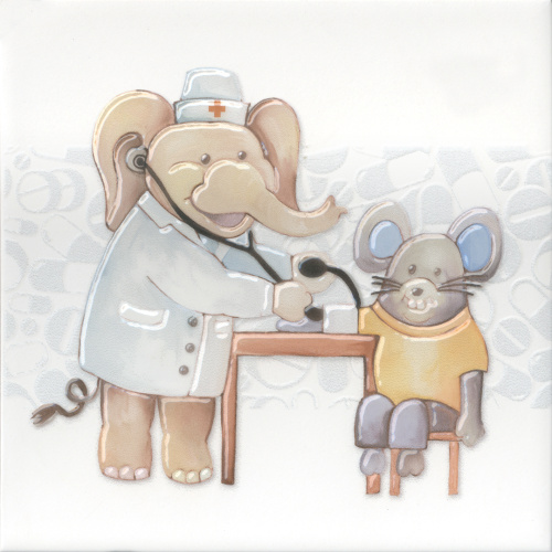 Декор VT\A503\5009 Айболит 3 20x20x0,69, Kerama Marazzi (Керама Марацци)