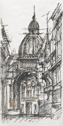 Декор OP\A243\48017R Беллони матовый обрезной 40x80x1, Kerama Marazzi (Керама Марацци)