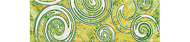 581342102 Фьюжн Минт-Рондо зеленый бордюр 27,8х9, Azori