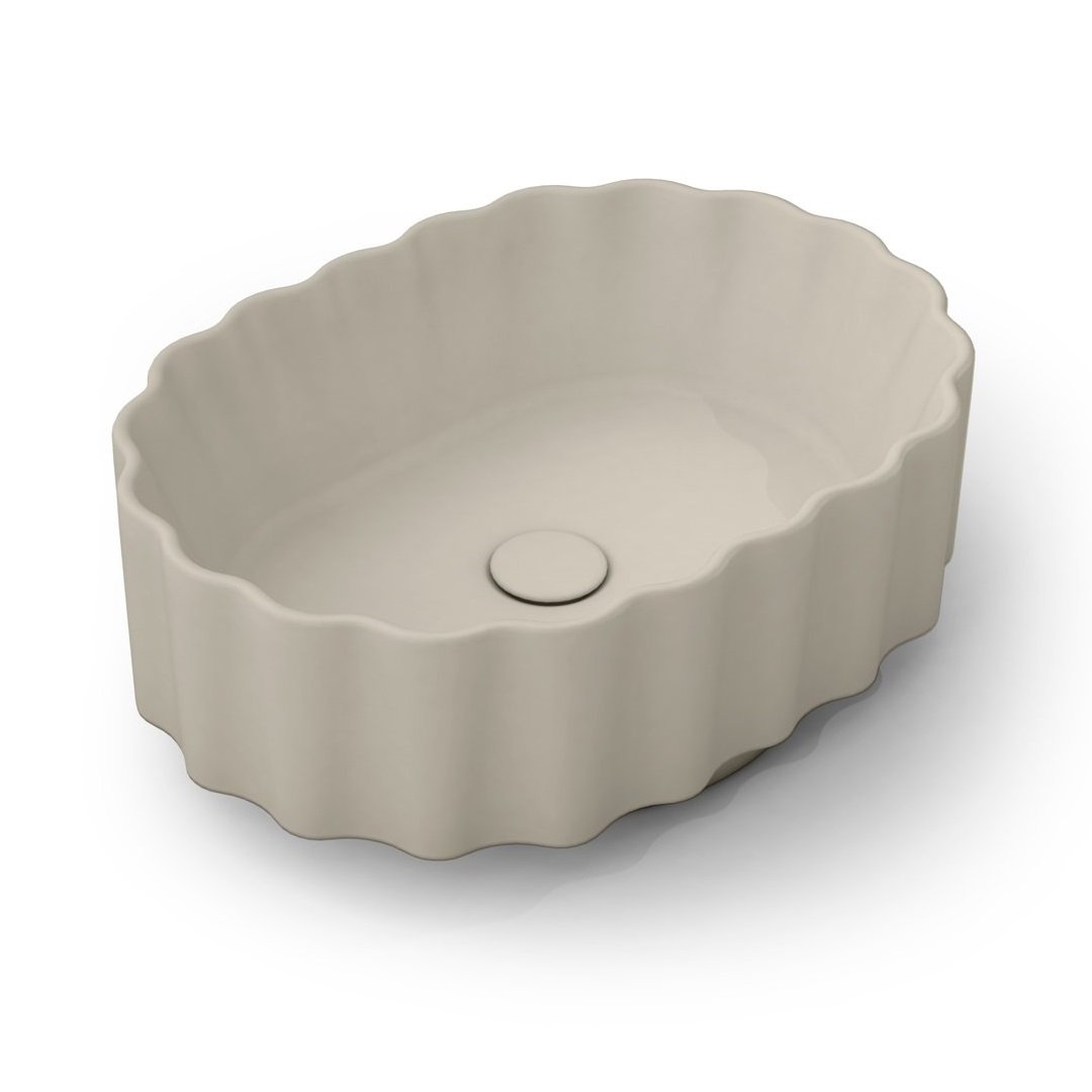 CC.wb.50\SAN Раковина ARTBASIN Conchiglia накладная 50, песочная матовая , Kerama Marazzi