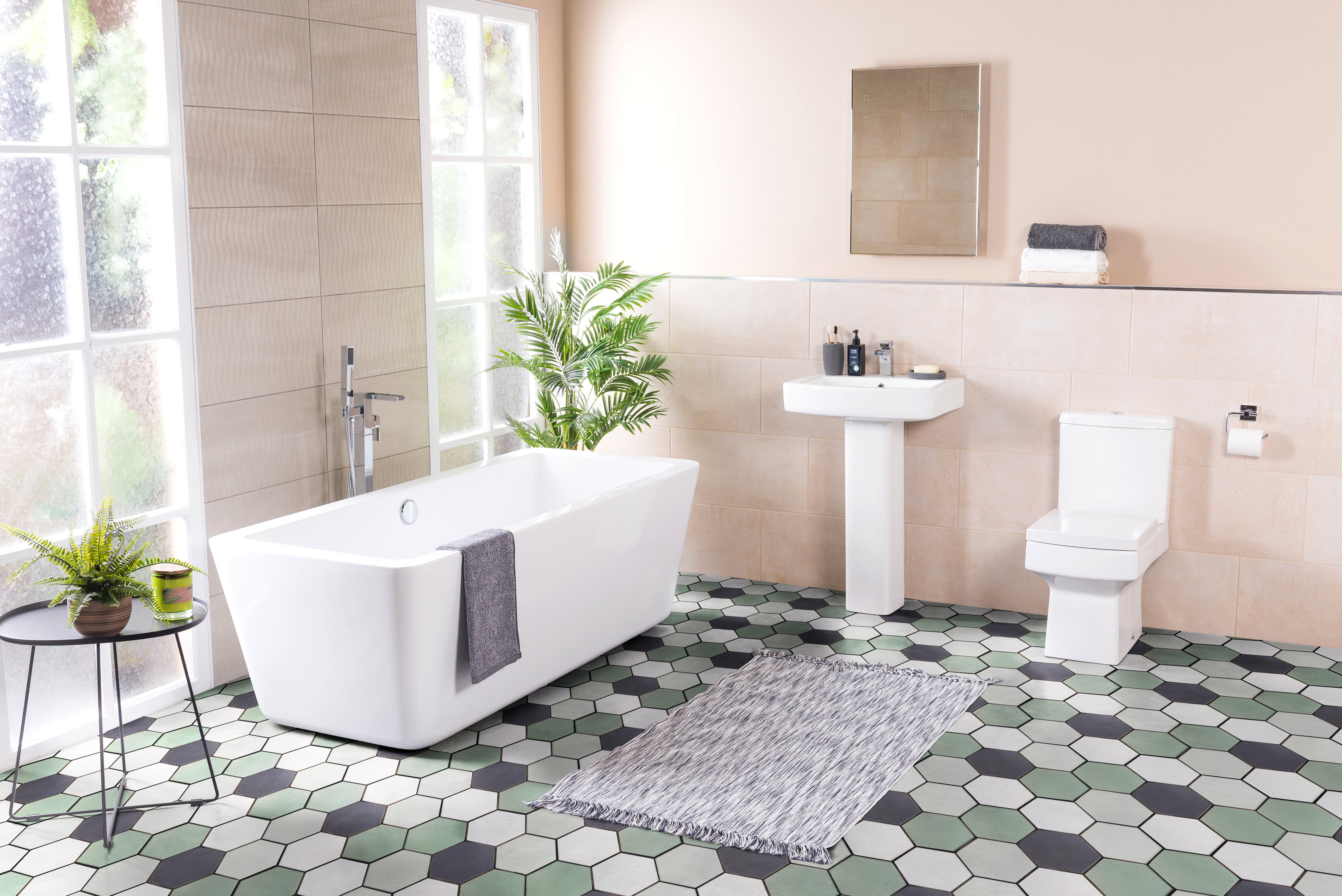 Коллекция метлахской плитки Выборг микс 29,2х28,1, Keramark (Керамарк)