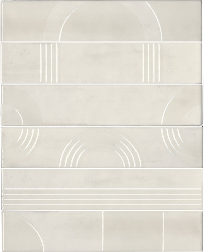 Панно KMP3STA001RN6X Мажорель белый глянцевый (из 6 частей 6х28,5) 36x28,5x1, Kerama Marazzi (Керама Марацци)