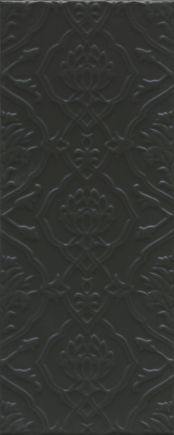 7230 Альвао структура черная плитка для стен 20х50, Керама Марацци