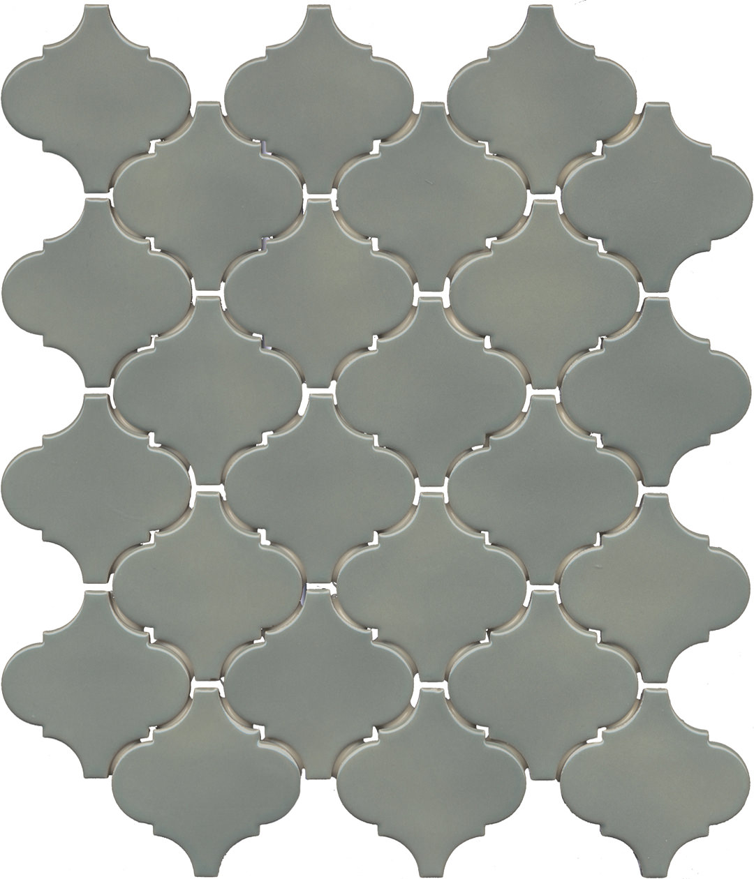 Плитка KM2630M0000N Арабески Марокко зелёный глянцевый 26x30x0,7, Kerama Marazzi (Керама Марацци)