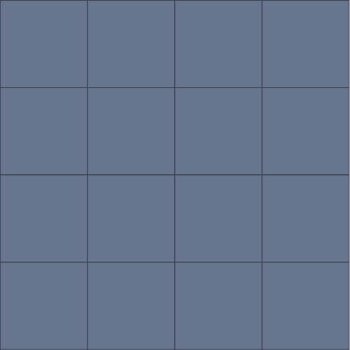 Фальш-квадрат плитка-модуль синий (012) 60х60, Keramark (Керамарк)