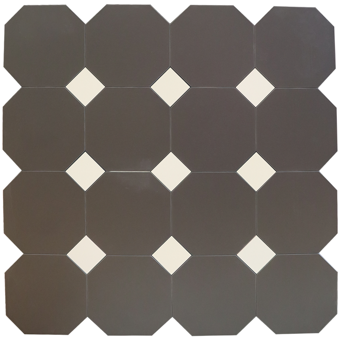 Фальш-октагон плитка-модуль под вставки 4,7х4,7 черный (013) 60х60, Keramark (Керамарк)