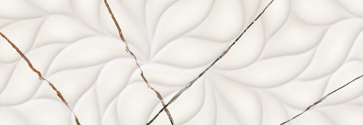 Плитка 508151101 Bianco Covelano (Бья́нко Ковеллáно) Struttura 24,2х70, Eletto Ceramica (Элетто Керамика)