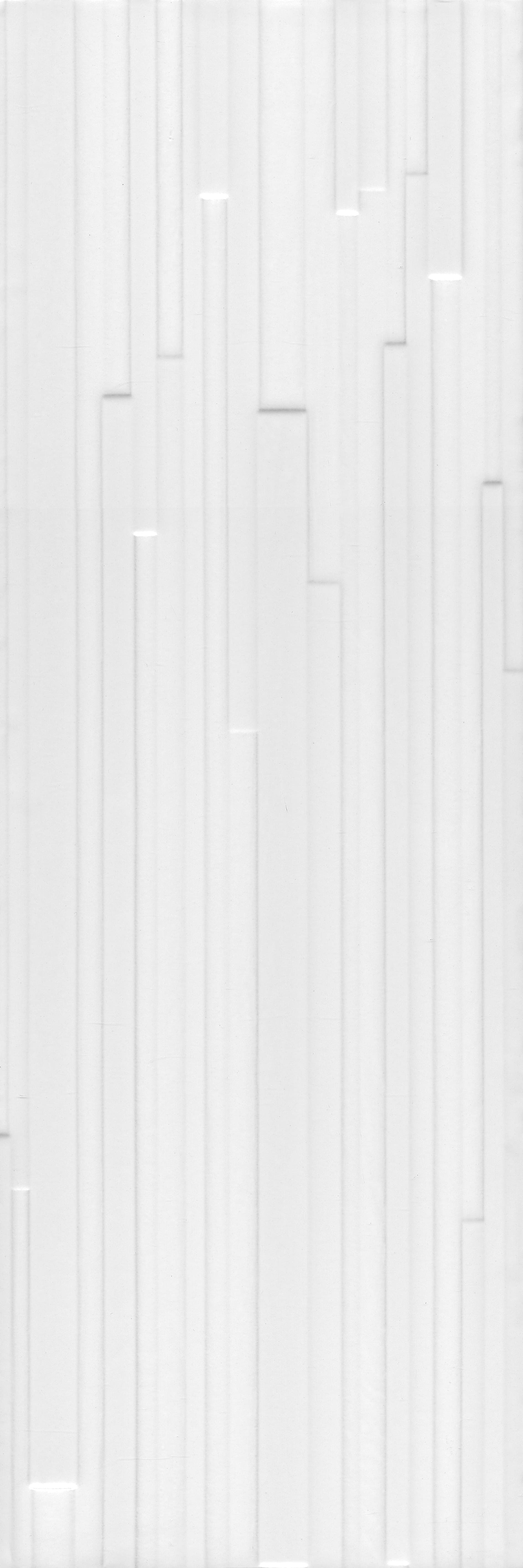 Плитка 60176 Бьянка белый глянцевый полоски 20x60x0,9, Kerama Marazzi (Керама Марацци)