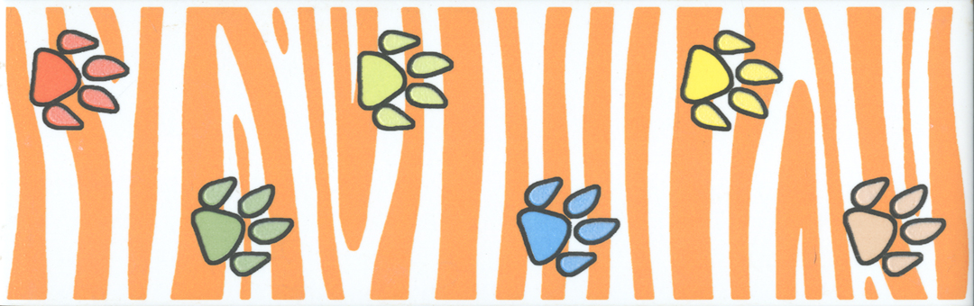 Бордюр OS\A251\5009 Динозаврики 2 матовый 20x6,3x0,69, Kerama Marazzi (Керама Марацци)