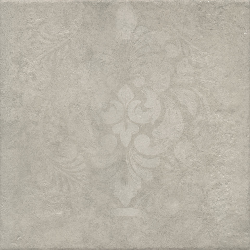 Керамогранит KM4040G0061N Хадду серый светлый матовый декорированный 40,2x40,2x0,8, Kerama Marazzi (Керама Марацци)