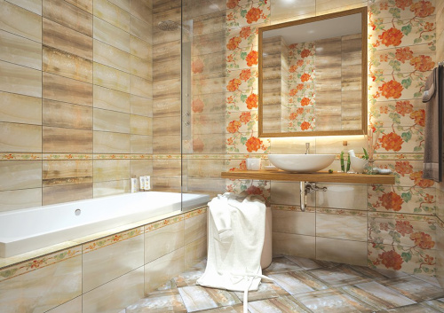 Коллекция плитки Antares (Антарес) 20х45, Pieza ROSA