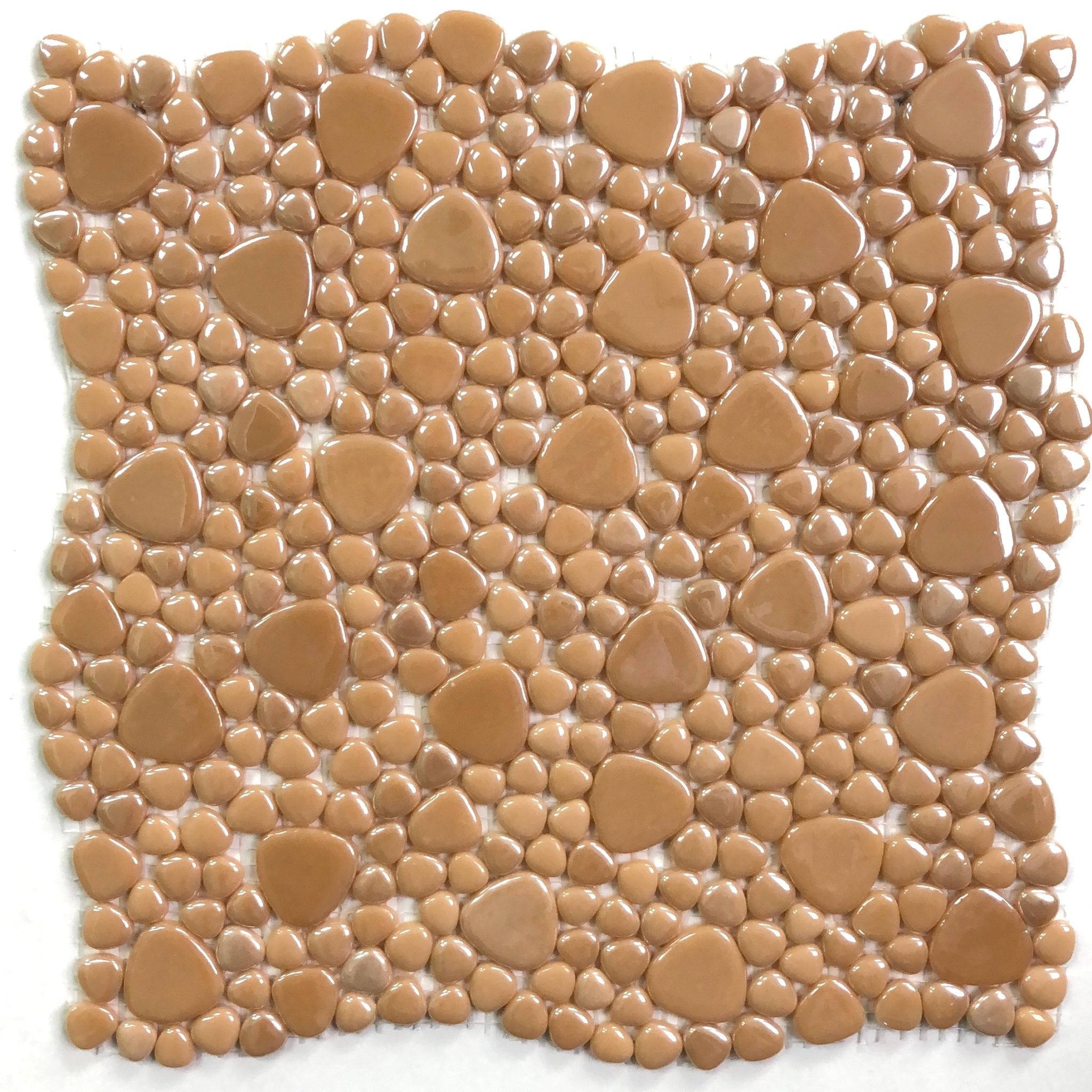 Drops Mono DIR 021 кофейный мозаика стеклянная 32х32, Antarra