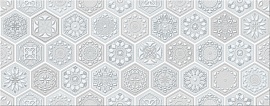 586382002 Riviera (Ривьера) Favo серый декор 20,1х50,5, Azori