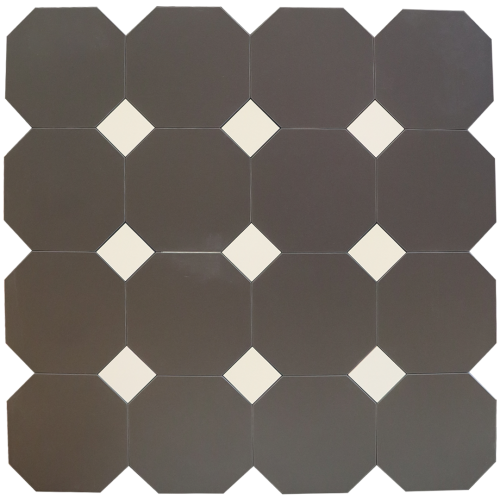 Фальш-октагон плитка-модуль под вставки 4,7х4,7 черный (013) 60х60, Keramark (Керамарк)