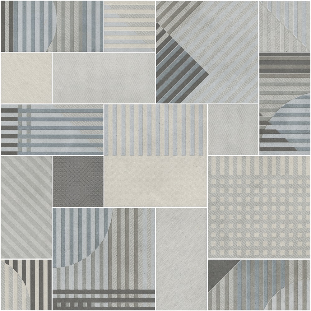 Панно HGD\A571\17x\11037R Тассо микс матовый обрезной 60x60x0,9, Kerama Marazzi (Керама Марацци)