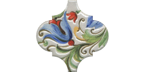 Декор VT\A579\65000 Арабески Тоскана 3 глянцевый 6,5x6,5x0,7, Kerama Marazzi (Керама Марацци)