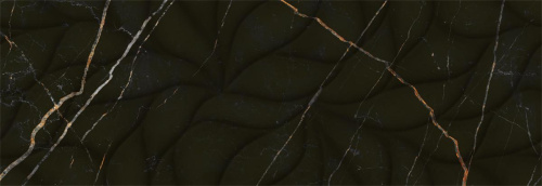 Плитка 508171101 Black & Gold (Блэ́к Энд Го́лд) Struttura 24,2х70, Eletto Ceramica (Элетто Керамика)