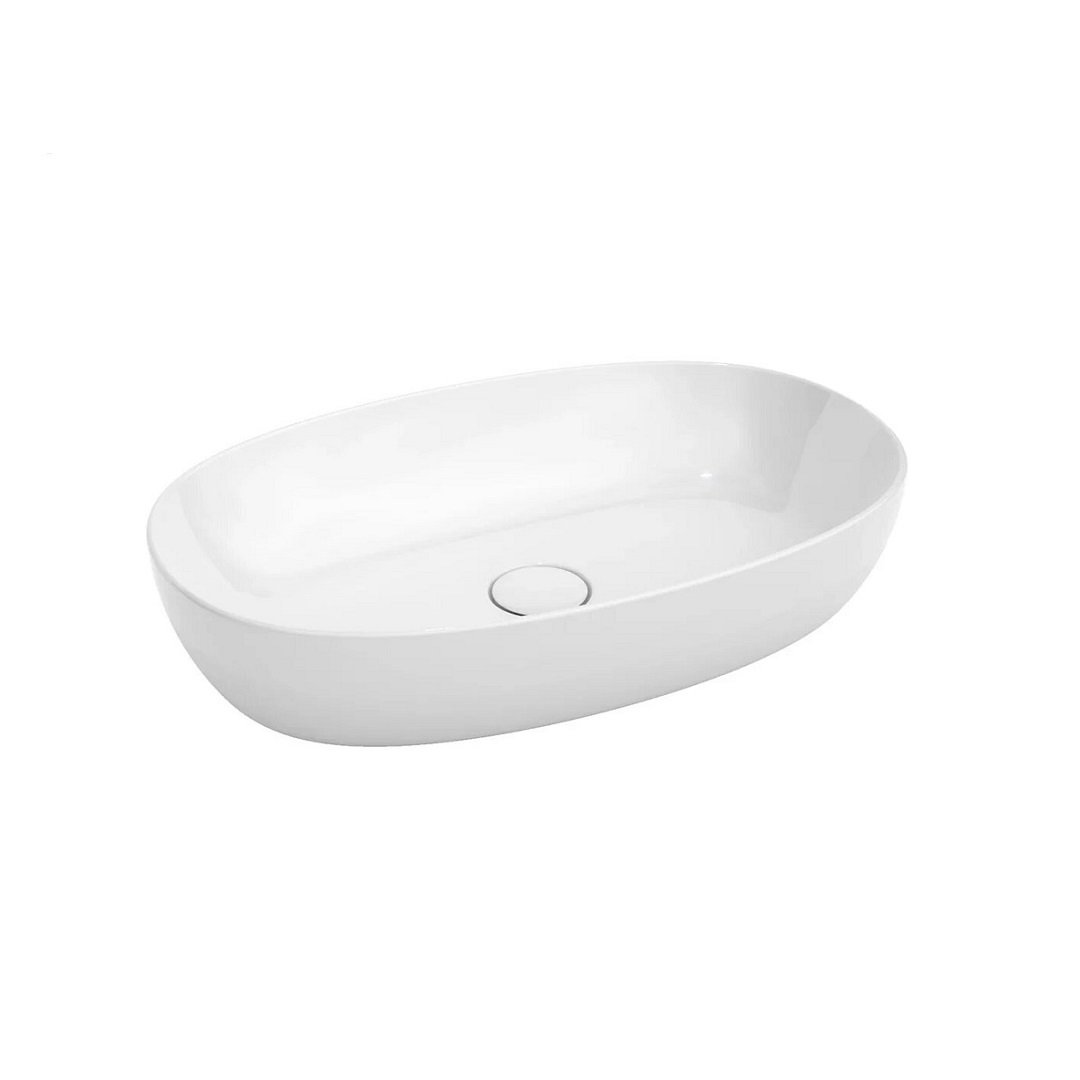 PLR.wb.60 Раковина PLAZA накладная 60, белая глянцевая , Kerama Marazzi