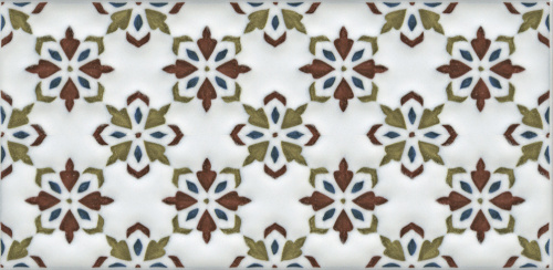 Декор STG\B619\16000 Клемансо орнамент матовый 7,4x15x0,69, Kerama Marazzi (Керама Марацци)