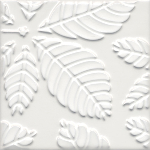 Декор KMD2SFB001BN Агдаль 1 белый матовый структура 15x15x0,9, Kerama Marazzi (Керама Марацци)