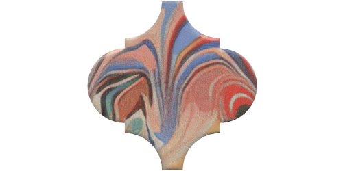 Декор VT\A625\65000 Арабески Венеция красный матовый 6,5x6,5x0,69, Kerama Marazzi (Керама Марацци)