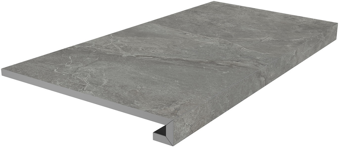 Ступень SG850890R\GCF клееная Риальто серый тёмный матовый 33x80x0,9, Kerama Marazzi (Керама Марацци)