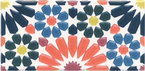 Декор HGD\A323\16000 Алькасар глянцевый 7,4x15x0,69, Kerama Marazzi (Керама Марацци)