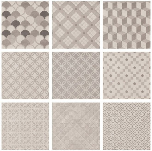 Керамогранит SG1575N Карнаби-стрит орнамент бежевый 20x20x0,8, Kerama Marazzi (Керама Марацци)