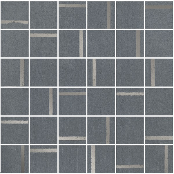 Декор SG640220\MM Гварди 2 мозаичный синий матовый обрезной 30x30x0,9, Kerama Marazzi (Керама Марацци)