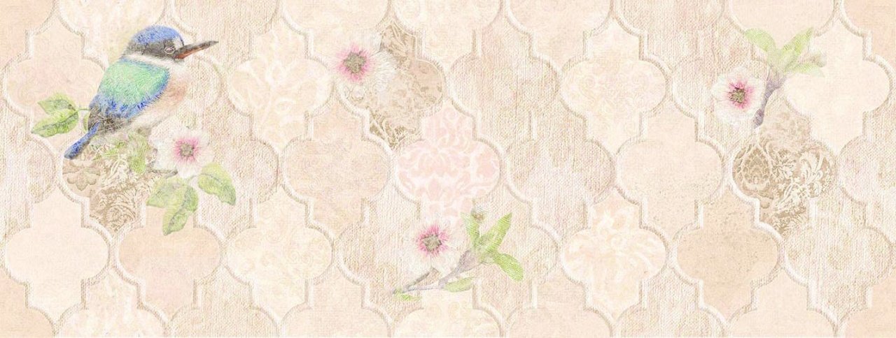 150865 Жардино (Zhardino) матовая плитка для стен 40х15, Pieza ROSA