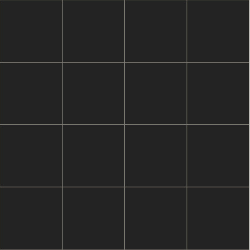 Фальш-квадрат плитка-модуль черный (013) 60х60, Keramark (Керамарк)