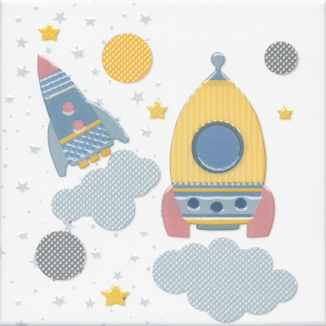 Декор VT\A373\5009 Бон Вояж "Ракета" 20x20x0,69, Kerama Marazzi (Керама Марацци)