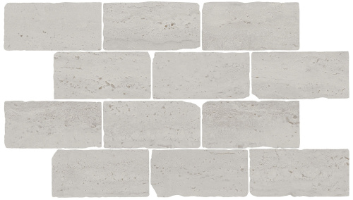 Бордюр BR032 Сан-Марко мозаичный серый светлый матовый обрезной 46,5x26,5x0,9, Kerama Marazzi (Керама Марацци)