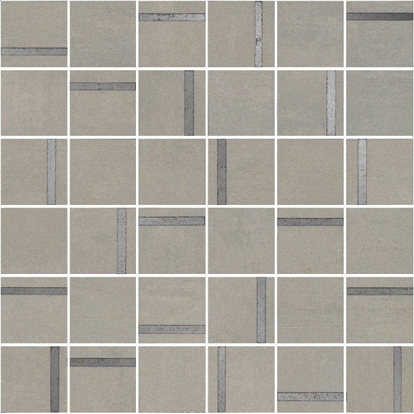 Декор SG640120\MM Гварди 2 мозаичный серый светлый матовый обрезной 30x30x0,9, Kerama Marazzi (Керама Марацци)