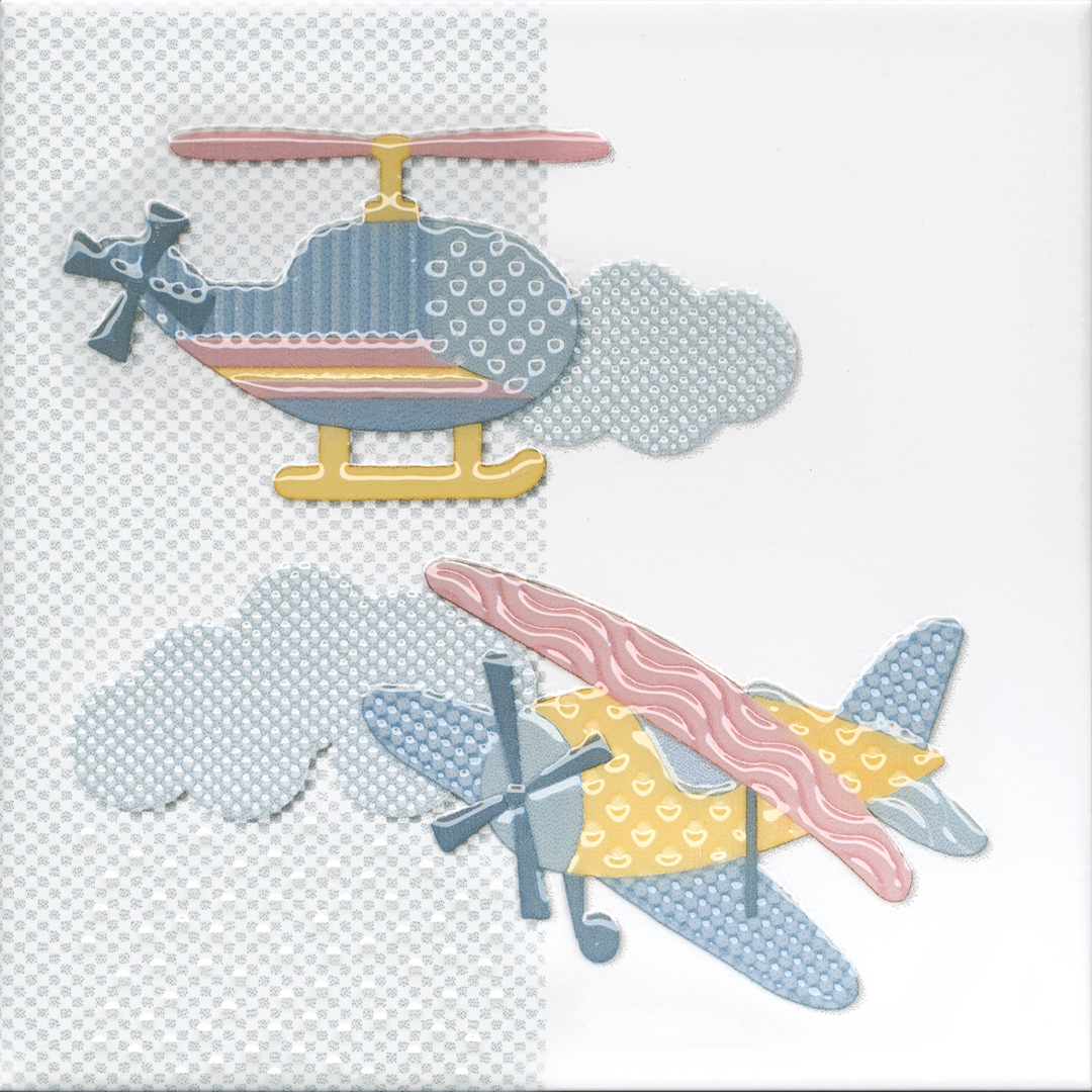 Декор VT\A376\5009 Бон Вояж "Вертолёт" 20x20x0,69, Kerama Marazzi (Керама Марацци)