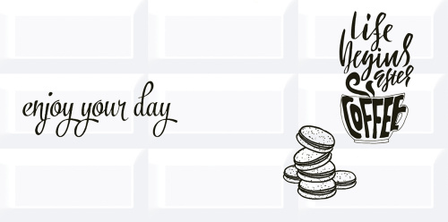 Декор 583012013 Vogue (Вог) Breakfast 3 белый 20,1х40,5, Azori (Азори)