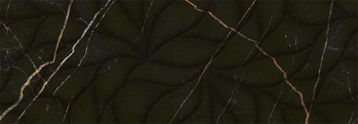 Плитка 508171101 Black & Gold (Блэ́к Энд Го́лд) Struttura 24,2х70, Eletto Ceramica (Элетто Керамика)