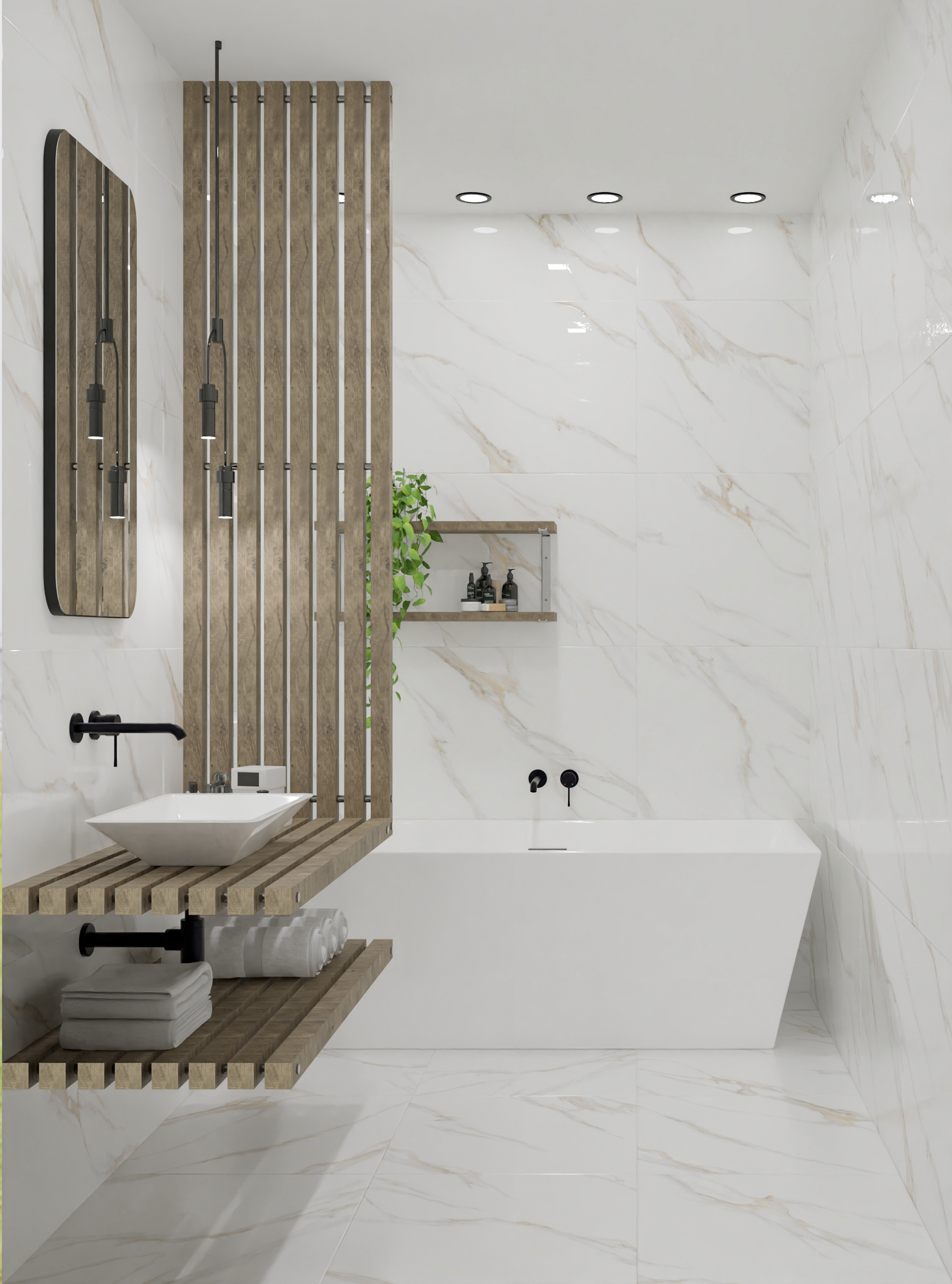 Коллекция керамогранита Statuario Gold (Статюарио Голд) 60х60, 60х120, Azori (Азори)